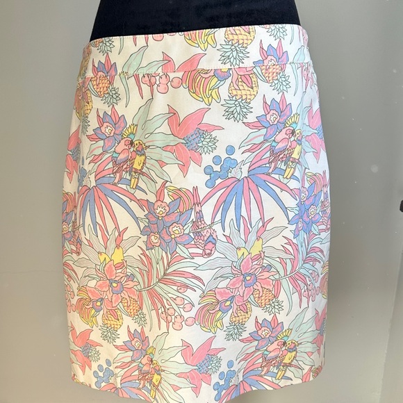 Talbots Dresses & Skirts - Talbots Multicolor Tropical Print Pencil Skirt